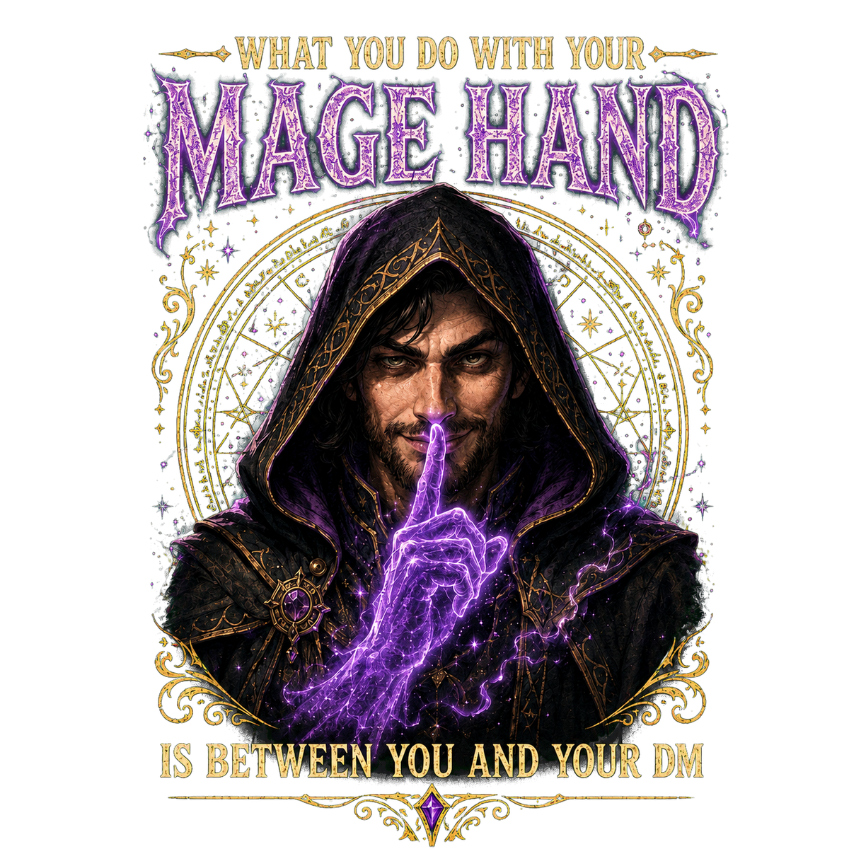 Mage Hand T-shirt design artwork