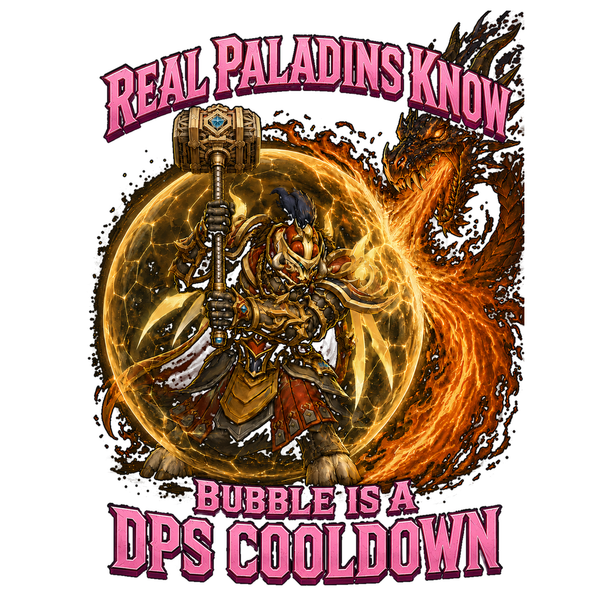 Real Paladins T-shirt design artwork