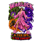 Warlock Comfort T-shirt design artwork
